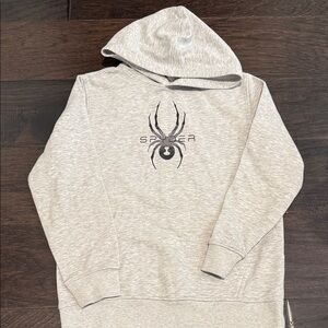 Spyder Light Gray Boy's Hoodie